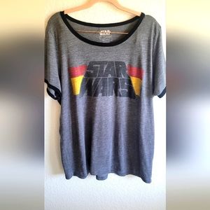 Fifth-Sun Star Wars 77 Retro Classic Logo w Stripes